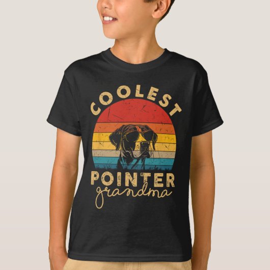 Pointer Coolste Oma Cadeaus Voor Vrouwen Pointer D T-shirt (Voorkant)