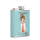 Pointer Dad Hip Flask Heupfles (Rechts)