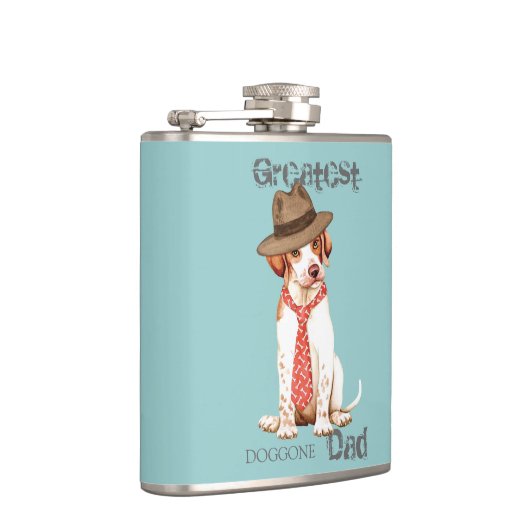 Pointer Dad Hip Flask Heupfles (Rechts)
