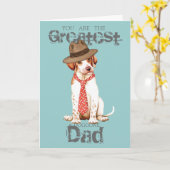 Pointer Dad Kaart (Gele Bloem)