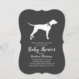 Pointer Dog Baby shower Neutraal Kaart