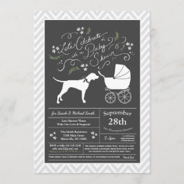 Pointer Dog Baby shower Neutraal Kaart