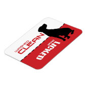 Pointer Dog, Dishwasmachine Magnet - Geëfvrij Scho Magneet (Linkerzijde)