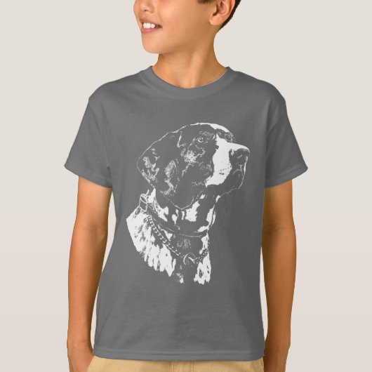Pointer Dog Kinder T-shirt Duitse Pointer T-Shirt (Voorkant)