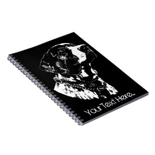 Pointer Dog Notitieboek Hondenliefhebber Schets Op