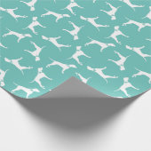 Pointer Dog Puppy English Setter Cadeaupapier (Hoek)