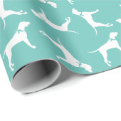 Pointer Dog Puppy English Setter Cadeaupapier (Rol Hoek)