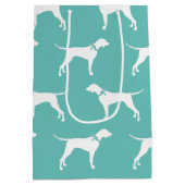 Pointer Dog Puppy English Setter Medium Cadeauzakje (Achterkant)