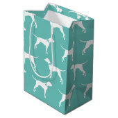 Pointer Dog Puppy English Setter Medium Cadeauzakje (Achterkant Gekanteld)