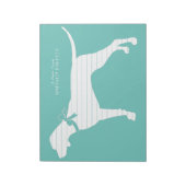 Pointer Dog Puppy English Setter Notitieblok (Linkerzijde)