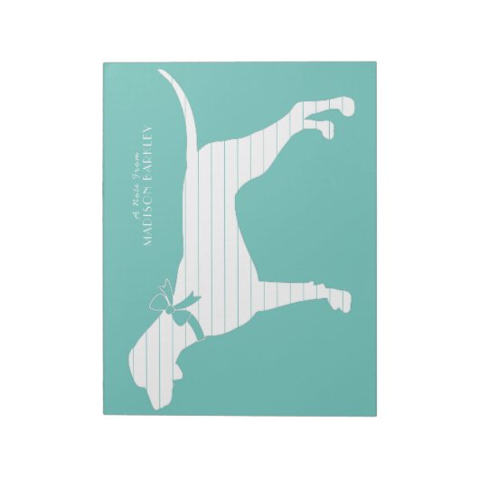 Pointer Dog Puppy English Setter Notitieblok (Linkerzijde)