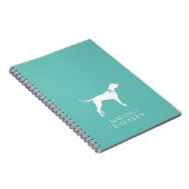 Pointer Dog Puppy English Setter Notitieboek (Rechterzijde)