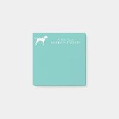 Pointer Dog Puppy English Setter Post-it® Notes (Voorkant)