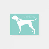 Pointer Dog Puppy English Setter Post-it® Notes (Voorkant)