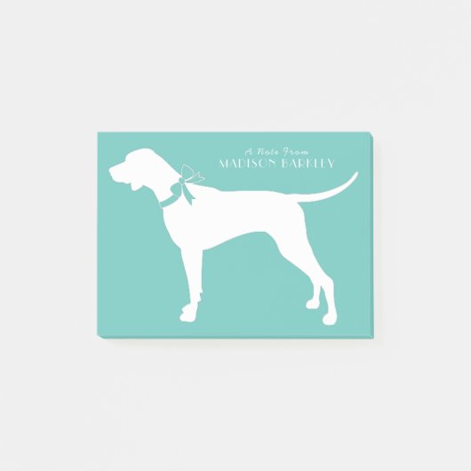 Pointer Dog Puppy English Setter Post-it® Notes (Voorkant)