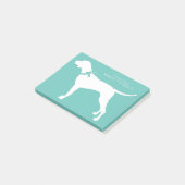 Pointer Dog Puppy English Setter Post-it® Notes (Schuin)