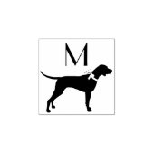 Pointer Dog Puppy English Setter Rubberstempel (Afrduk)