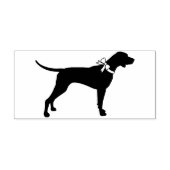 Pointer Dog Puppy English Setter Rubberstempel (Afrduk)