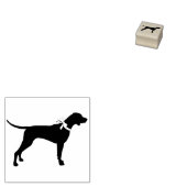 Pointer Dog Puppy English Setter Rubberstempel (Gestempeld)