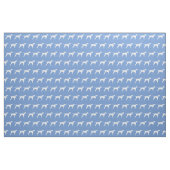 Pointer Dog Silhouette Huisdier Lichtblauw Stof (Fat Quarter)