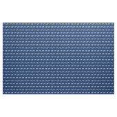 Pointer Dog Silhouette Pet Navy Blauw Stof (Yard (91,4 cm))