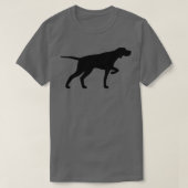 Pointer Dog Silhouettes T-shirt (Design voorkant)