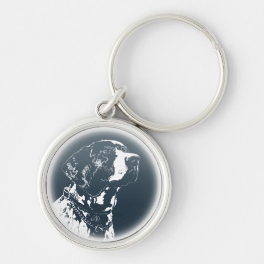 Pointer Dog Sleutelhangers Stijlvol Hondenliefhebb (Voorkant)