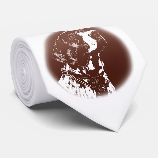 Pointer Dog Stropdassen Stylish Hondenliefhebber N (Opgerold)