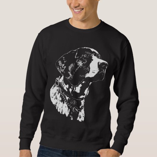 Pointer Dog Sweatshirt German Pointer Dog Shirts (Voorkant)
