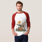 Pointer en fazant t-shirt (Voorkant volledig)