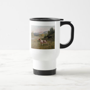Pointer en Gordon Setter White Travel Mug Reisbeker