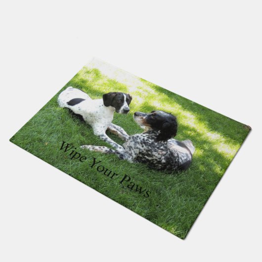 Pointer en Setter Love Deurmat (Schuin)