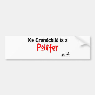 Pointer Grandchild Bumpersticker
