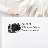 Pointer hond retour adreslabel etiket (Insitu)