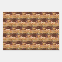  pointer Hunting Dog Sportsman Inpakpapier Vel