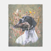 Pointer, Hunting Woodcock Fleece Deken (Voorkant)