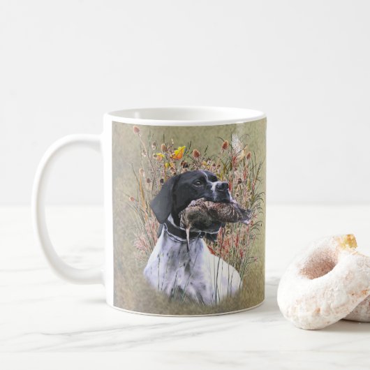 Pointer, Hunting Woodcock Koffiemok (Met donut)