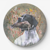 Pointer, Hunting Woodcock Papieren Bordje (Voorkant)