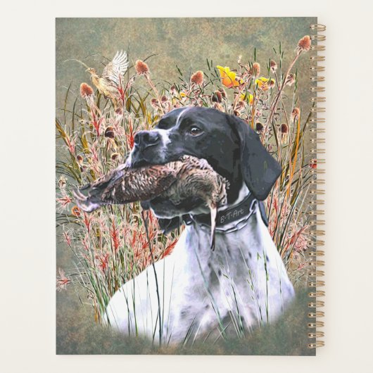 Pointer, Hunting Woodcock Planner (Achterkant)