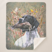 Pointer, Hunting Woodcock Sherpa Deken (Voorkant)