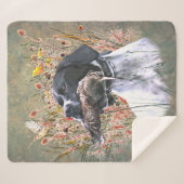 Pointer, Hunting Woodcock Sherpa Deken (Voorkant (horizontaal))