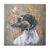 Pointer, Hunting Woodcock Tegeltje (Voorkant)