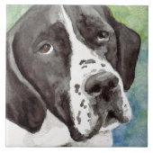 Pointer Kunst Tegels Tegeltje (Voorkant)