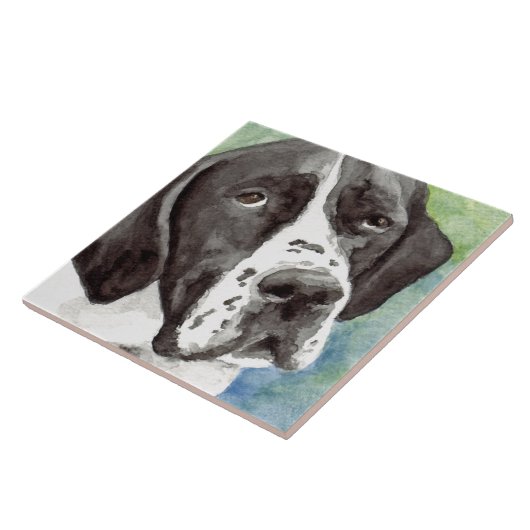 Pointer Kunst Tegels Tegeltje (Zijkant)