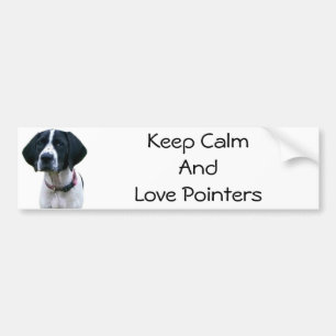 Pointer Love Bumpersticker