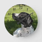 Pointer Love Ronde Klok (Voorkant)