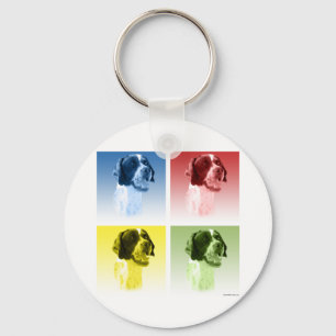 Pointer Pop Art Sleutelhanger