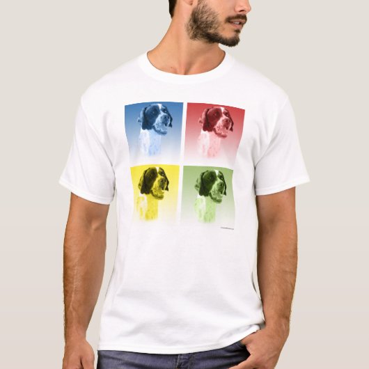 Pointer Pop Art T-shirt (Voorkant)