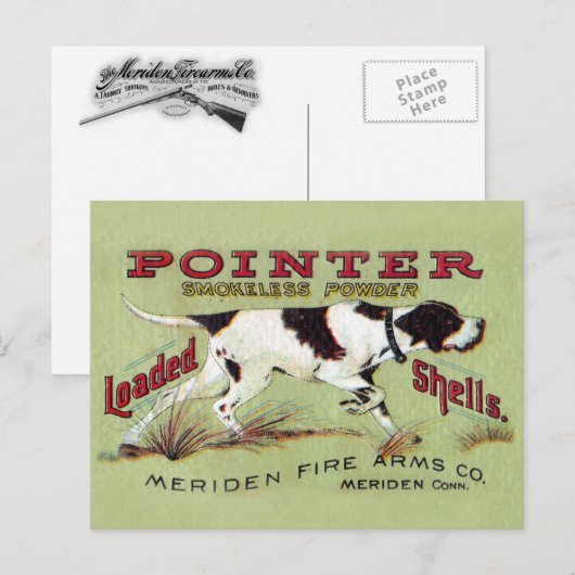 Pointer Post Card Briefkaart (Voorkant / Achterkant)