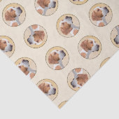 Pointer Schilderij Engels Schattigee originele Pet Tissuepapier (Detail)